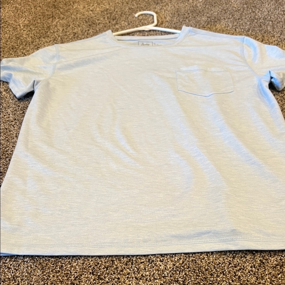 Men's Light blue T-Shirt super soft - Picture 4 of 6